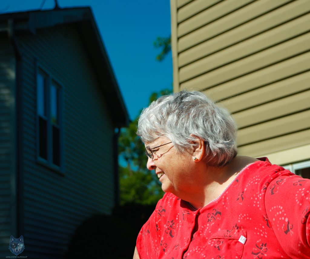 Molly Wright photographed on a lovely day with her grandkids in the NW Chicago burbs